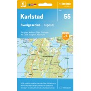 55 Karlstad Sverigeserien 1:50 000
